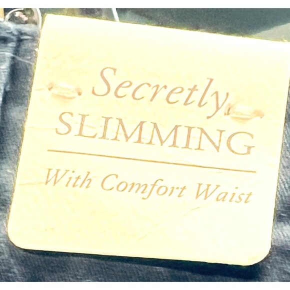 Croft & Barrow Womens Secretly Slimming Comfort Waist Pants Size 12 Deep Navy - Picture 4 of 5